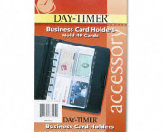 Business Card Holders for Looseleaf Planners, 5 1/2 x 8 1/2, 5/Pack