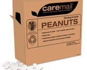 CareMail Biodegradable Peanuts, 3 Cubic Feet