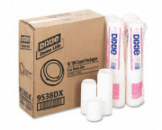 Drink-Thru Lid, Fits 8-oz. Hot Drink Cups, White, 1000/Carton
