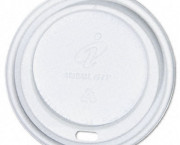 Dome Cup Lids, Fits 12-,16-oz. Cups, White, 1000/Carton