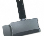 Articulating Keyboard Platform with Pullout Mouse Tray, 22-3/4 x 10-1/2, Black