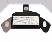 Boomerang Board Corner Workstation Platform, 22-1/2 x 13-1/2, Black