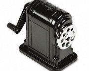 Boston Ranger 55 Table-Mount/Wall-Mount Manual Pencil Sharpener, Black