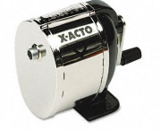 Boston Model L Table-Mount/Wall-Mount Manual Pencil Sharpener, Black/Chrome