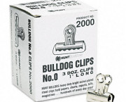 Bulldog Clips, Steel, 5/16