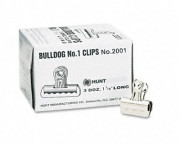 Bulldog Clips, Steel, 7/16