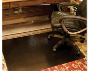 Bronze 46x60 Rectangle Chairmat, Professional Series for Carpet up to 3/4
