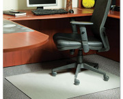 Stainless 36x48 Rectangle Chairmat, Professional Series for Carpet up to 3/4