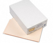 1 1/2 Inch Expansion Folders, Straight Tab, Legal, Manila, 50/Box
