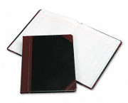 Columnar Book, 12 Column, Black Cover, 150 Pages, 10 3/8 x 8 1/8