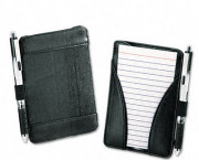 At-Hand Note Card Case Holds & Includes 25 3 x 5 Ruled Cards, Black