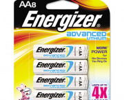 Advanced Lithium Batteries, AA, 8/Pack