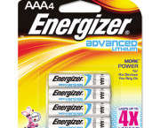 Advanced Lithium Batteries, AAA, 4/Pack