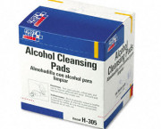 Alcohol Cleansing Pads, Dispenser Box, 100/Box