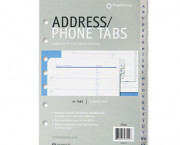 Address/Phone Refill for Organizer, A-Z Tabs, 5-1/2 x 8-1/2