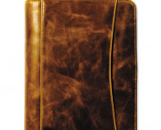 Aspen Leather Ring Bound Organizer, 5-1/2 x 8-1/2, Brown