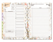 Blooms Dated Daily Planner Refill, January-December, 5-1/2 x 8-1/2