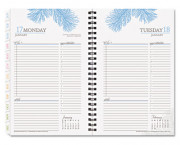 Botanica Wirebound Daily Planner Refill, 5 1/2 x 8 1/2