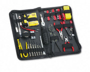 55-Piece Computer Tool Kit in Black Vinyl Zipper Case