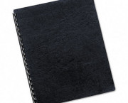 Classic Grain Texture Binding System Covers, 11 x 8-1/2, Navy, 50/Pack