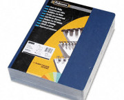 Classic Grain Texture Binding System Covers, 11-1/4 x 8-3/4, Navy, 200/Pack