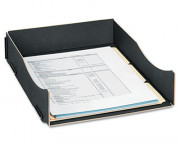 Earth Series 100% Recycled Desk Tray, Letter, Black