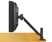Desk-Mount Arm for Flat Panel Monitor, 14-1/2 x 4-3/4 x 24, Black