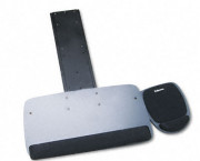 Adjustable Keyboard Platform, 20-1/4 x 11-1/8, Black/Gray