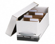 Corrugated Media File, Holds 125 Diskettes/35 Std. Cases