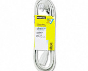 Indoor Heavy-Duty Extension Cord, 3-Prong Plug, 1 Outlet, 9-ft. Length, Gray