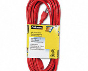 Indoor/Outdoor Heavy-Duty 3-Prong Plug Extension Cord, 1 Outlet, 25-ft., Orange