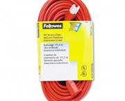 Indoor/Outdoor Heavy-Duty 3-Prong Plug Extension Cord, 1 Outlet, 50-ft., Orange