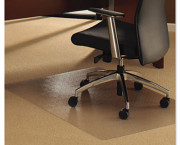 Ultimat Chair Mat for Plush Pile Carpets, 48 x 60, Clear