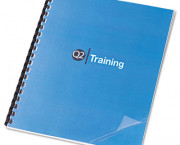 Clear View Presentation Binding System Cover, 11 x 8-1/2, Clear, 100/Box