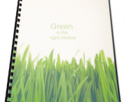 100% Recycled Poly Binding Cover, 11 x 8-1/2, Frost, 25/Pack