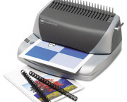 CombBind Binding System, 300 Sheets, 14w x 14d x 9h, Charcoal/Silver
