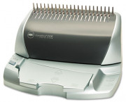 CombBind C210E Electric Binding System, 425 Sheets, 16w x 14d x 9h, Gray/Silver