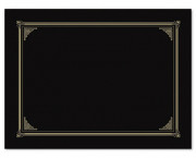 Certificate/Document Cover, 12-1/2 x 9-3/4, Metallic Gray, 6/Pack