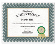 Certificate Kit, Green Helical