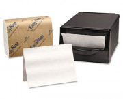 EasyNap Double-Ply Embossed Dispenser Napkins, 6-1/2 x 10, White, 6000/Carton