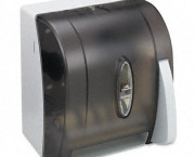 Hygienic Push-Paddle Roll Towel Dispenser, Translucent Smoke