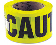 Caution Safety Tape, Non-Adhesive, 3