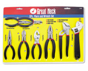 8-Piece Steel Pliers and Wrench Tool Set
