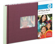 Expandable Photo Book, 25 Pages, 5 1/2 x 7 1/2, Plum/Sage, Cloth Cover