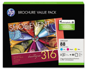 88 Series Officejet Ink Cartridge Combo Pack w/50 Glossy Brochure Sheets