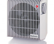 Compact Energy Efficient Heater Fan, Gray, 4.84w x 8.19d x 9.92h