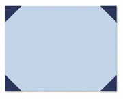 Ecotones Desk Pad, 25-Sheet Pad, 22 x 17, Ocean Blue/Blue Denim