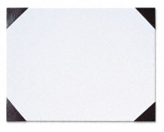 Ecotones Desk Pad, 25-Sheet Pad, 22 x 17, Sunset Purple/Cordovan Ostrich