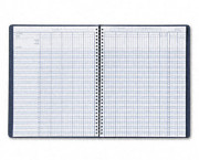 Class Book, Embossed Leather-Like Cover, 11 x 8-1/2, Blue