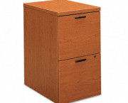 10500 Series File/File Mobile Pedestal, 15-3/4w x 22-3/4d x 28h, Bourbon Cherry